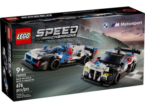 LEGO 76922 SPEED CHAMPIONS - Samochody wyścigowe BMW M4 GT3 & BMW M Hybrid V8