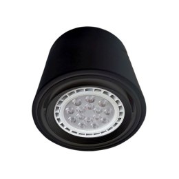 Lampa Sufitowa TUBO Czarny 1xAR111 GU10 15x14cm Bez Żarówki