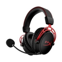 Słuchawki z mikrofonem HYPERX 4P5D4AA Czarno-czerwony
