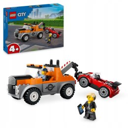 LEGO 60435 City - Samochód pomocy drogowej i naprawa sportowego auta