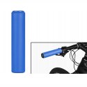 Gripy chwyty rowerowe z pianki silikonowej - niebieskie