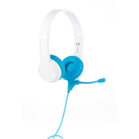 Słuchawki z Mikrofonem dla Dzieci 3+ 85dB StudyBuddy Blue