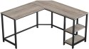 Biurko narożne komputerowe 138 cm LOFT