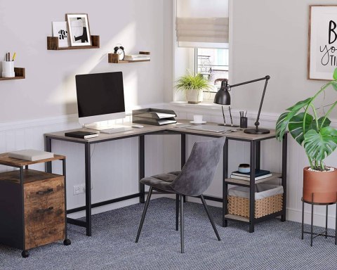 Biurko narożne komputerowe 138 cm LOFT