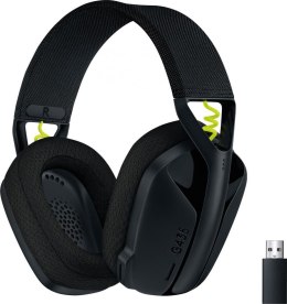 Słuchawki bezprzewodowe LOGITECH G435 Lightspeed Czarny (Czarny)