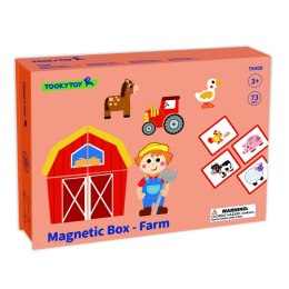 TOOKY TOY Układanka Magnetyczna Farma Puzzle