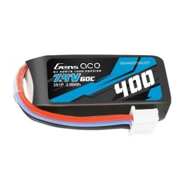 Akumulator GensAce 400mAh 7.4V 60C 2S1P JST