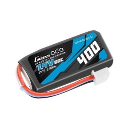 Akumulator GensAce 400mAh 7.4V 60C 2S1P JST