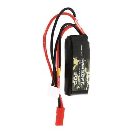 Akumulator Gens ace 25C 3000mAh 2S2P 7.4V Saddle Airsoft Gun Lipo z konektorem Mini Deans(T) Plug