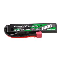 Akumulator Gens ace G-Tech 25C 1000mAh 2S1P 7.4V Airsoft Gun Lipo z konektorem T Plug