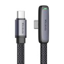Kabel kątowy USB-C do USB-C Mcdodo CA-3360, 65W, 1.2m (czarny)