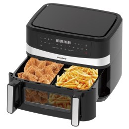 FRYTOWNICA BEZTŁUSZCZOWA DWUKOMOROWA 9L 1750W KLAUSBERG AIR FRYER KB-7717