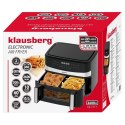 FRYTOWNICA BEZTŁUSZCZOWA DWUKOMOROWA 9L 1750W KLAUSBERG AIR FRYER KB-7717