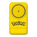 Powerbank magnetyczny OTL 5000 mAh, USB-C 15W, Pokemon Pikatchu ze stojakiem (żółty)
