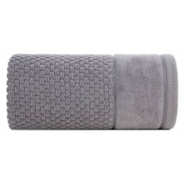 Mięsisty ręcznik FRIDA 30x50 srebrny Miękki, jednolity kolorystycznie ręcznik bawełniany o dużej gramaturze
