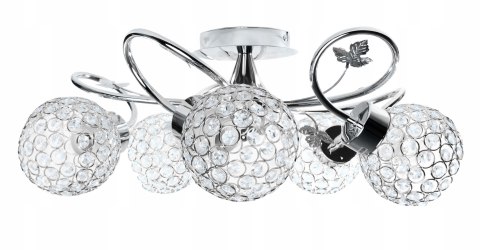 Plafon sufitowy kryształowy Crystal II 5xE27