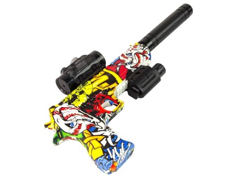 Elektryczny Pistolet Na Kulki Strzałki Wodne Strzałki 2w1 Zielony