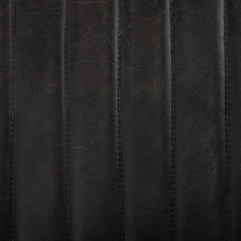 Skórzane krzesło barowe Dario Black Stabilny i wytrzymały metalowy korpus, wygodne skórzane siedzisko, idealne jako wyposażenie 