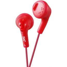 Słuchawki douszne JVC Gumy Red (1m /3.5 mm (niklowany) wtyk/Czerwony)