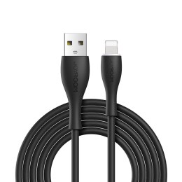 Kabel przewód TPE do iPhone USB-A - Lightning 3A 2m czarny