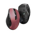 Precyzyjna mysz bezprzewodowa USB 2.4GHz Bluetooth 5.0 optyczna 4000 DPI czerwona