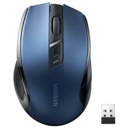 Precyzyjna mysz bezprzewodowa USB 2.4GHz Bluetooth 5.0 optyczna 4000 DPI niebieska