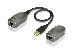 Adapter ATEN UCE260-A7-G USB-A (męski) + RJ-5 - USB-A (żeński) + RJ-45