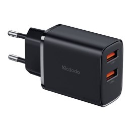 Ładowarka sieciowa Mcdodo CH-5070 USB-A*2, 12W (czarna)