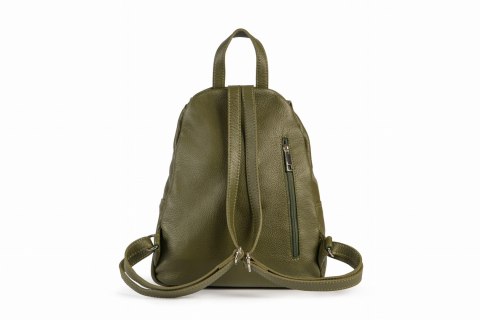 Plecak damski ze skóry naturalnej zielony VOOC EP26