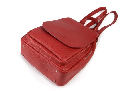 Skórzany plecak damski Red VOOC EP26