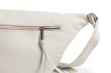 Skórzana torebka-nerka typu cross-body VOOC EP19 cream