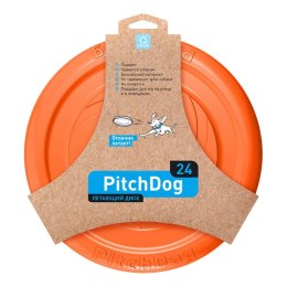 Frisbee/dysk do rzucania dla psa Waudog 24 cm, pomarańczowy