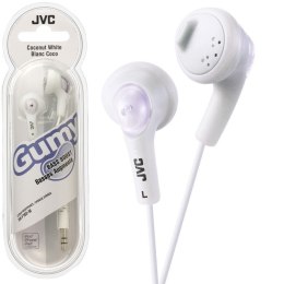 Słuchawki Douszne JVC Gumy Biały (1m /3.5 mm (niklowany) wtyk/Biały)