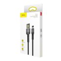 Kabel Lightning USB (dwustronny) Baseus Cafule 1,5A 2m (szaro-czarny)