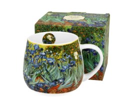 Porcelanowy kubek baryłka Van Gogh Irises 430 ml