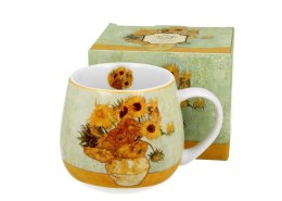Porcelanowy kubek baryłka Van Gogh Sunflowers 430 ml