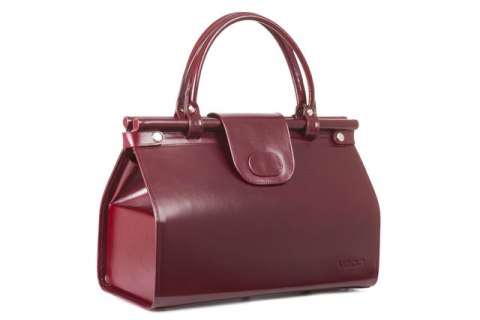 Elegancki kuferek typ lekarski PK4 BURGUNDY