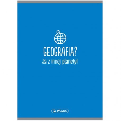 Zeszyt w kratkę a5 60 kartek - geografia