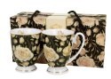 Komplet 2 kubków Royal English Roses Black 320 ml