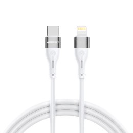 Kabel przewód do iPhone USB-C - Lightning PD 27W 2m biały