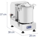 Kuter gastronomiczny do siekania mieszania 3200 obr./min 6 l 1200 W