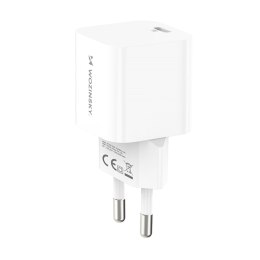 Ładowarka sieciowa 100-240V PD USB-C 20W biała
