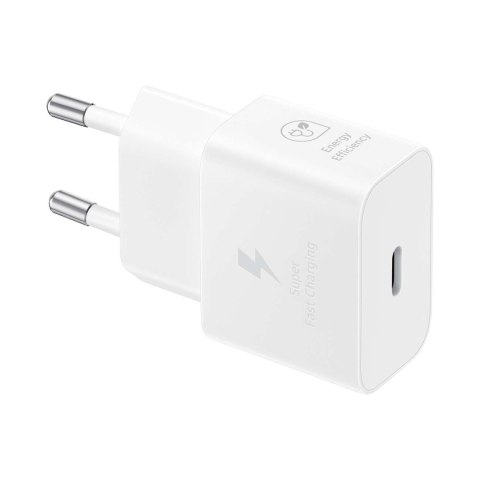 Ładowarka sieciowa Samsung GaN USB-C 25W SFC biała