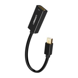 Adapter / kabel Mini DisplayPort do HDMI Ugreen MD112, 1080p, 20cm (czarny)