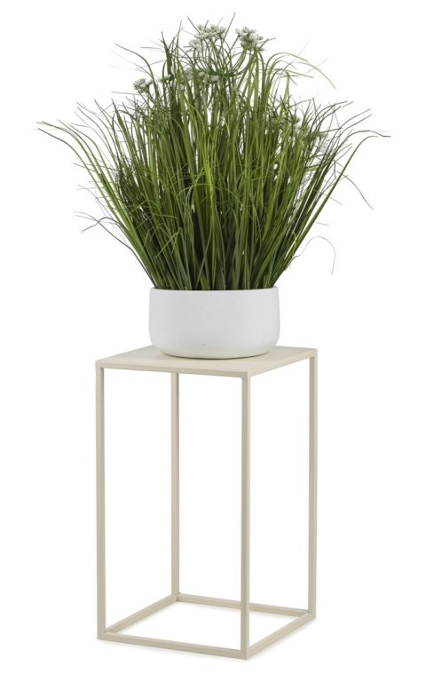 Kremowy kwietnik stojący 40 cm