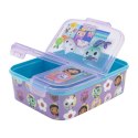 Śniadaniówka / Lunchbox STOR 21220 3 komorowa Koci Domek Gabi (fioletowa)