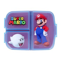 Śniadaniówka / Lunchbox STOR 21420 3 komorowa Super Mario (niebiesko-czerwona)