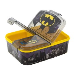 Śniadaniówka / Lunchbox STOR 85520 3 komorowa Batman (czarno-żółta)