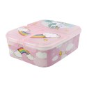 Śniadaniówka / Lunchbox STOR 9722 3 komorowa Jednorożec (różowa)