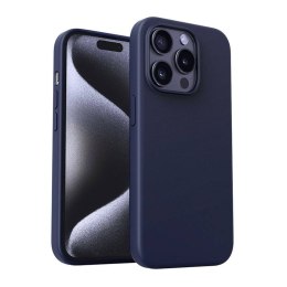 Etui Aukey PC-GJ10D do iPhone 15 Pro Max (burzowy błękit)